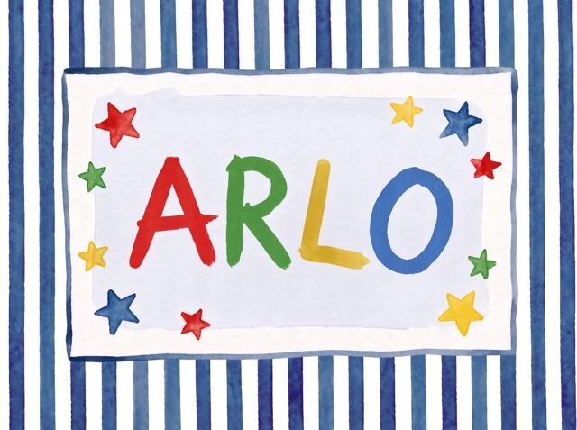 Arlo name print