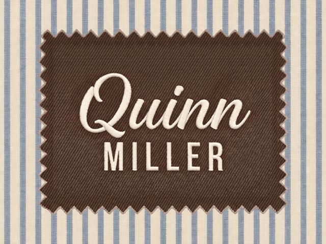 Quinn name print